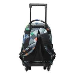 Totto - Mochila escolar pequeña ruedas bloques Resma