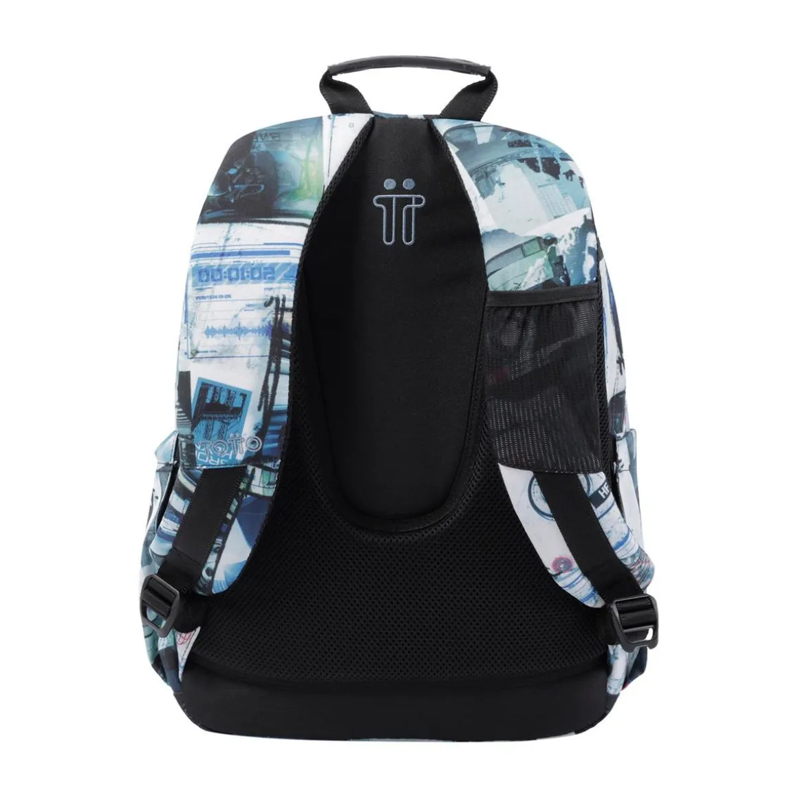 Totto - Mochila escolar postales y casetes Acuarela