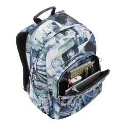 Totto - Mochila escolar postales y casetes Acuarela