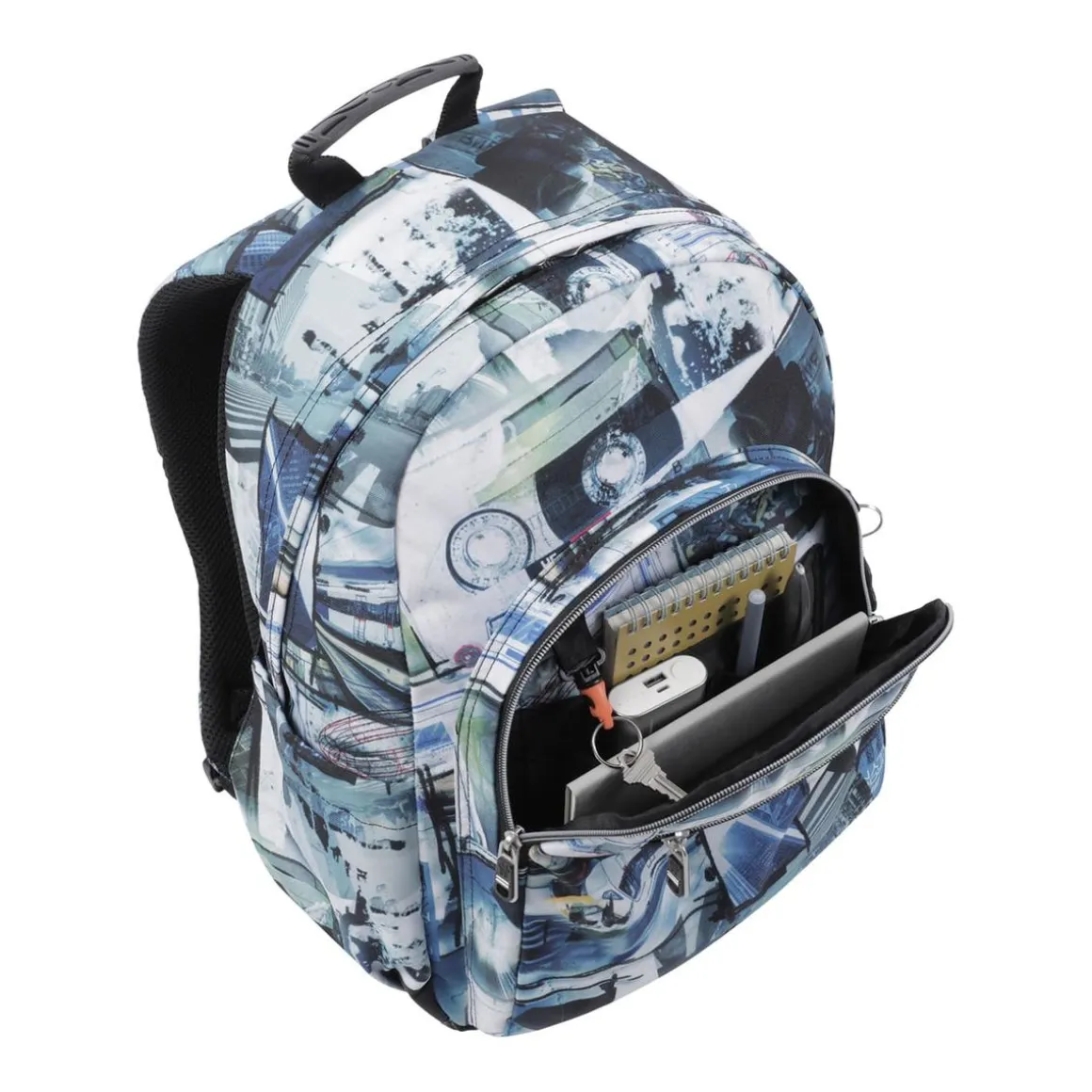 Totto - Mochila escolar postales y casetes Acuarela