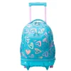 Totto - Mochila escolar ruedas desmontable corazones pintados Tiza
