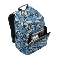 Totto - Mochila escolar tiburones Acuarela