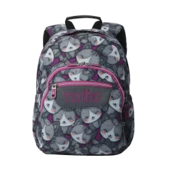 Totto - Mochila Gommas Kitten Rose
