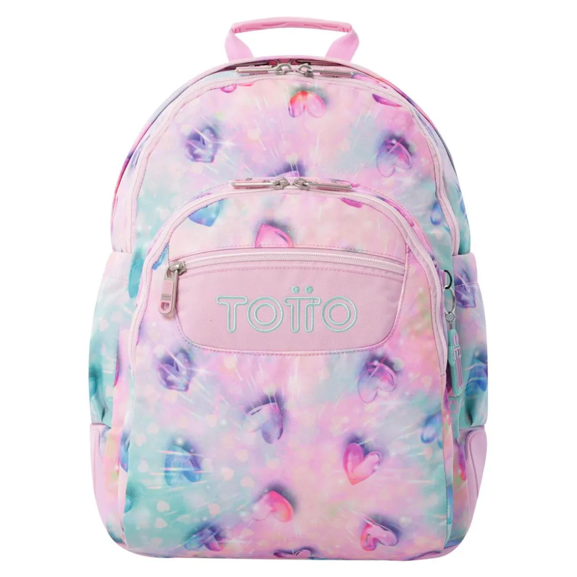 Totto - Mochila Rayol Glitter Shiny Heart