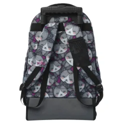 Totto - Mochila Renglones con ruedas Kitten Rose