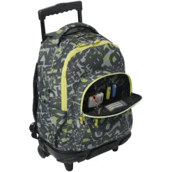 Totto - Mochila Renglones con ruedas Texgrunge