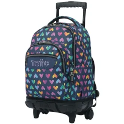 Totto - Mochila Renglones con ruedas Latty