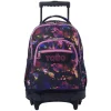 Totto - Mochila Renglones con ruedas - Flower Galaxy