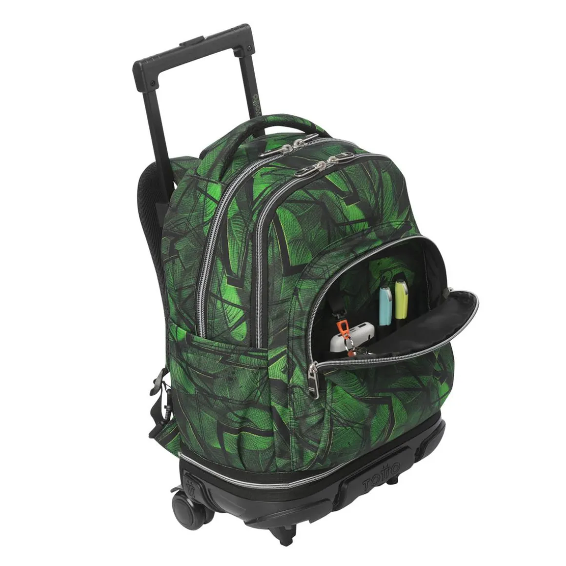 Totto - Mochila Tiza con ruedas Jhony Jungle