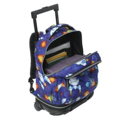 Totto - Mochila Tiza con ruedas Space Blue