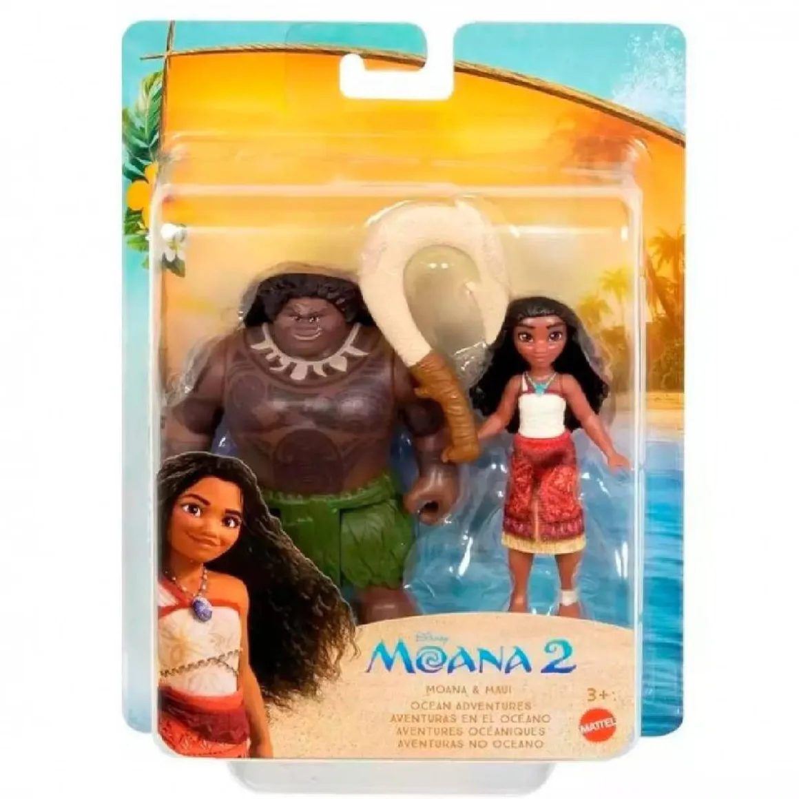 Vaiana 2 - Mini muñecos Vaiana y Maui