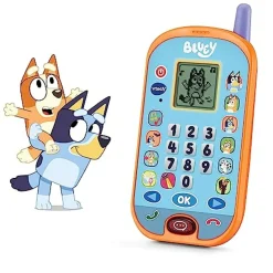 Vtech - Bluey - Teléfono de actividades educativo con aprendizaje de números, cálculo y lógica ㅤ