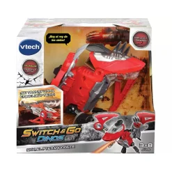 Vtech - Dinosaurio transformable en vehículo Switch&Go Dinos, Sky pteranodonte ㅤ
