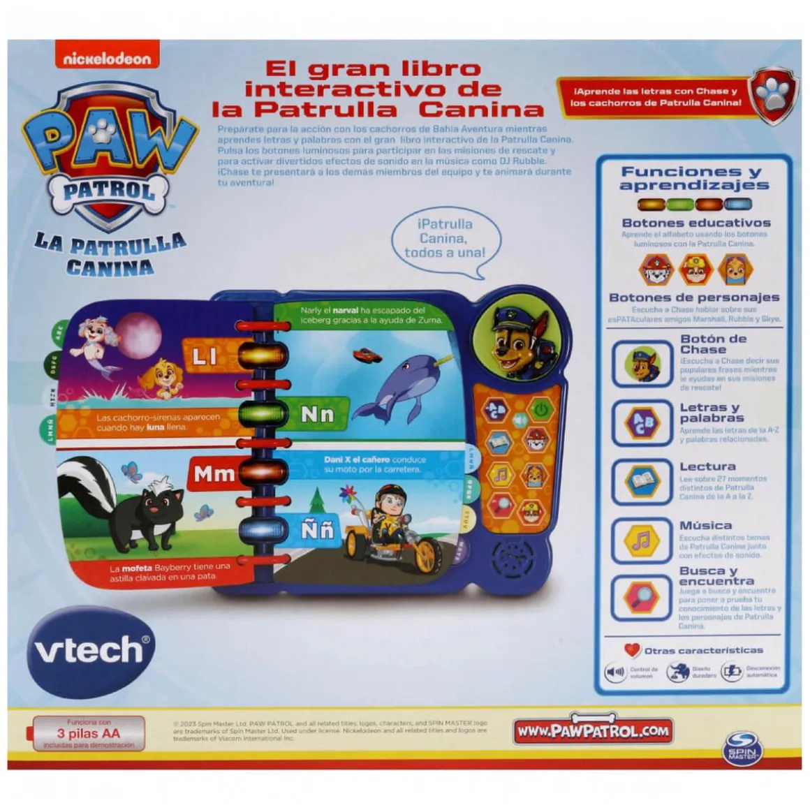 Vtech - Patrulla Canina - Libro interactivo