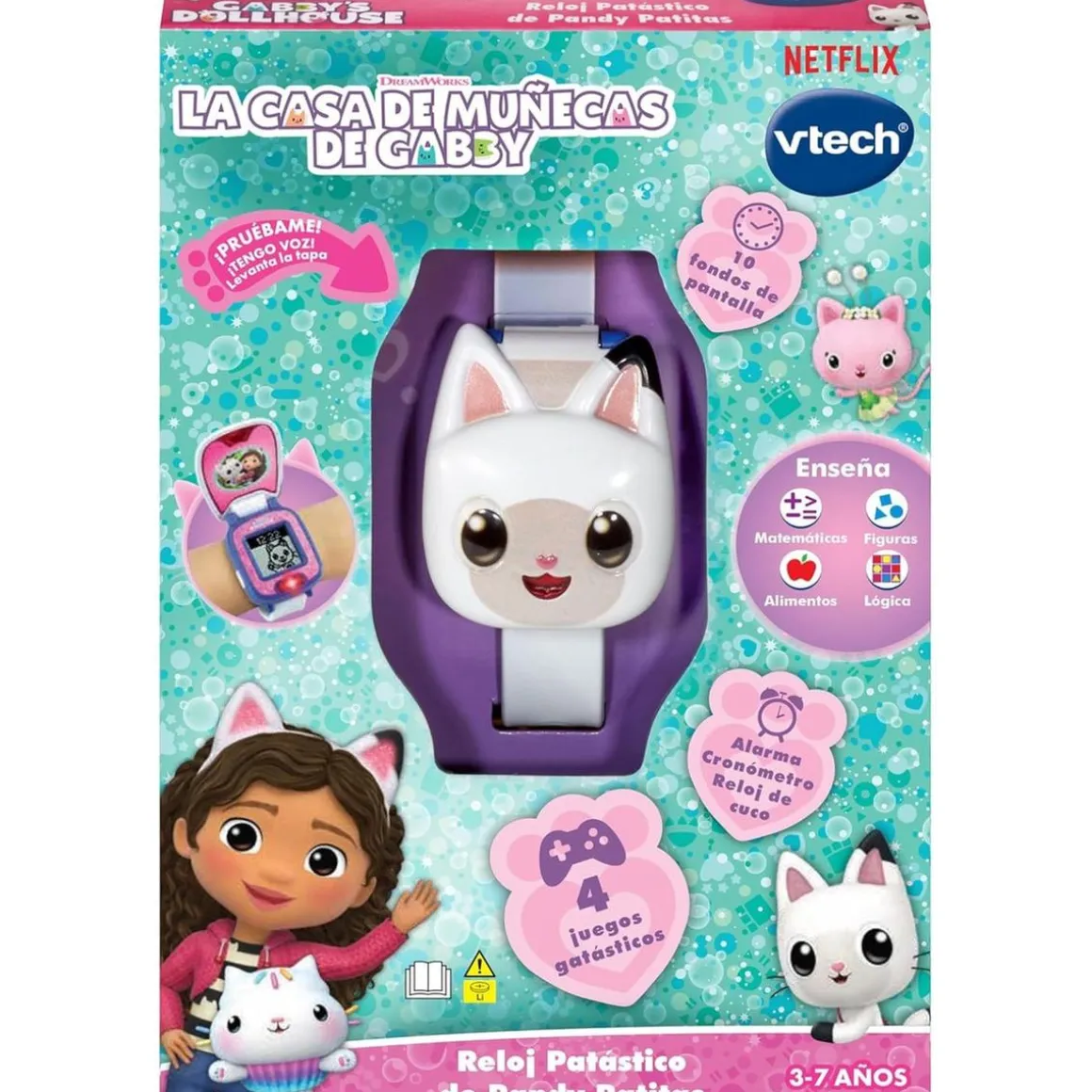 Vtech - Reloj de Pandy Patitas La Casa de Gabby ㅤ