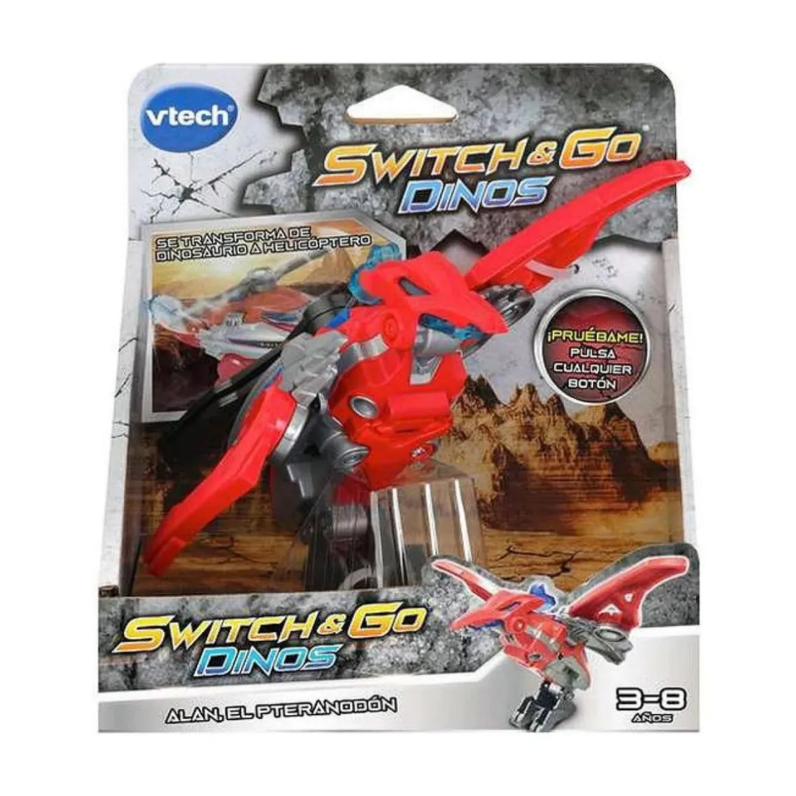 Vtech - Surtido de dinosaurios transformables en vehículos, modelos variados (Varios modelos) ㅤ