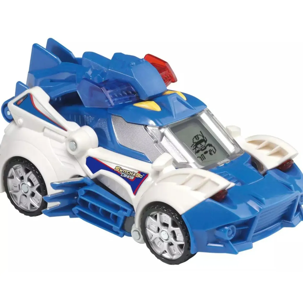 Vtech - Switch & Go Dinos Patrulla, tericinosaurio coche de policía transformable ㅤ