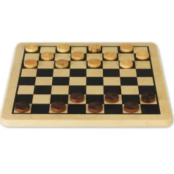 Zig Zag - Juego de Damas y Ajedrez en madera